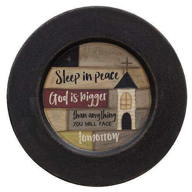 Sleep in Peace Church Plate - The Fox Decor